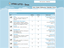 Tablet Screenshot of forum.wynikilotto.net.pl